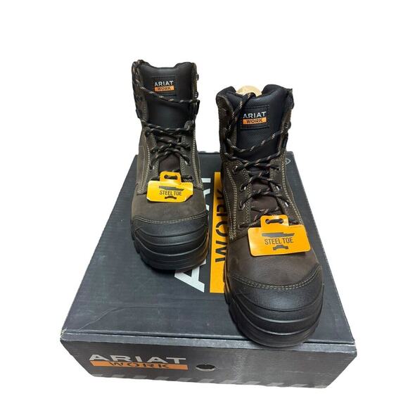 Ariat Men's Waterproof Steel Toe EH Oil/Slip Resistant Work Boot 10034673 Sz 13D - Picture 6 of 12